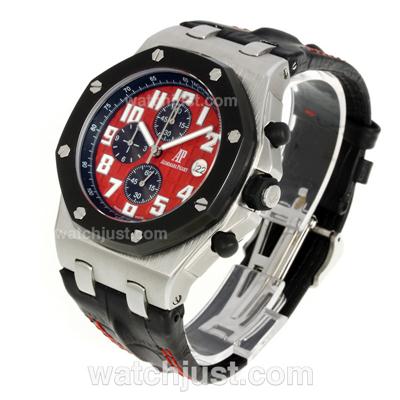 Audemars Piguet 2008 Singapore InAugural F1 GP Limited Edition with Red Dial-Same Structure As 7750 Version-High Quality