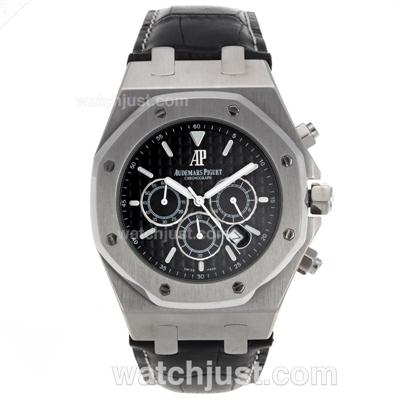 Audemars Piguet 2008 Singapore InAugural F1 GP Limited Edition Working Chrono with Black Dial-Leather Strap