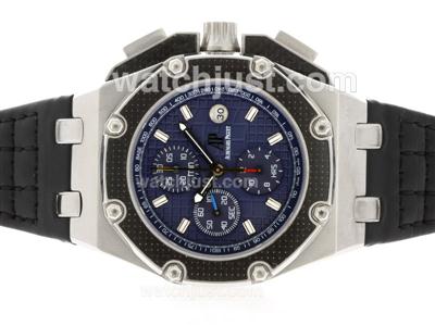 Audemars Piguet Juan Pablo Montoya Chronograph Swiss Valjoux 7750 Movement with Blue Dial-Multicolor Needles