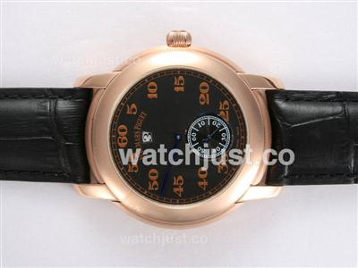 Audemars Piguet Jules Audemars Automatic Rose Gold Case with Black Dial