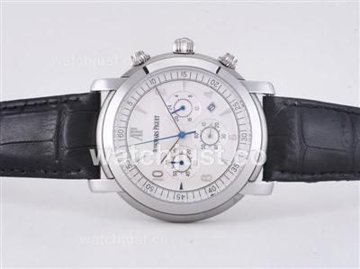 Audemars Piguet Jules Audemars Working Chronograph with White Dial-AR Coating