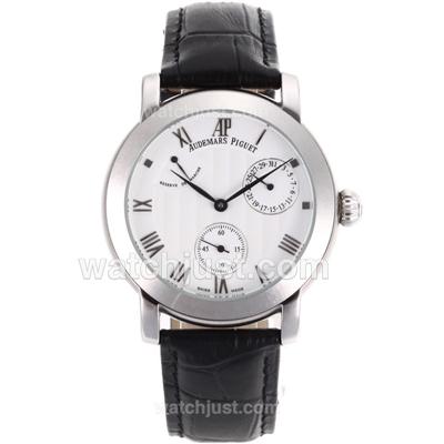 Audemars Piguet Jules Audemars Working Power Reserve with White Dial