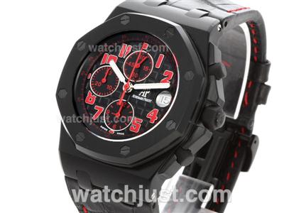 Audemars Piguet Las Vegas Limited Edition With Asia Vlajoux 7750 Movement PVD Case -Red Number Markers
