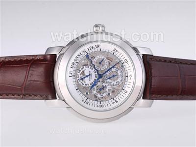 Audemars Piguet Le Brauss Limited Perpetual Calendar Automatic with White Steleton Dial