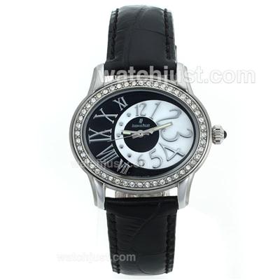 Audemars Piguet Millenary Diamond Bezel with Black Dial-Lady Size