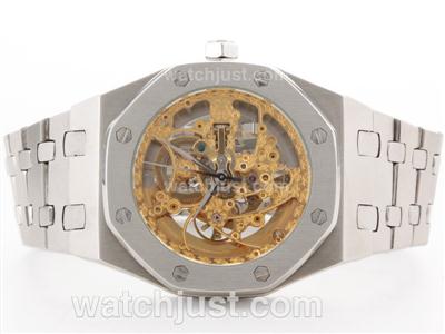 Audemars Piguet Royal Oak Automatic with 18k Gold Skeleton Dial S/S