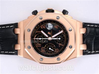 Audemars Piguet Royal Oak Limited Edition Swiss Valjoux 7750 Movement -Rose Gold