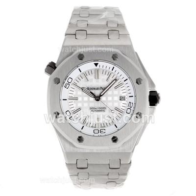 Audemars Piguet Royal Oak Offshore Automatic with White Dial S/S