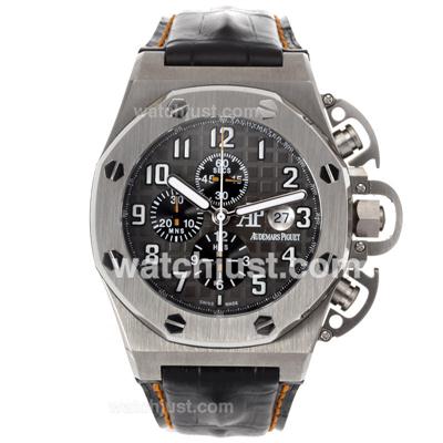 Audemars Piguet Royal Oak Offshore Chrono Swiss Valjoux 7750 Movement with Gray Dial-Sec @12