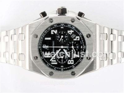 Audemars Piguet Royal Oak Offshore Working Chronograph with Black Dial Same Chassis as 7750 High Quality