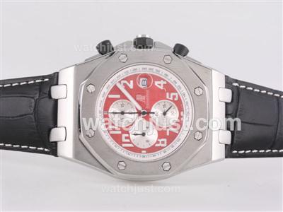 Audemars Piguet Royal Oak Offshore Working Chronograph with Red Dial