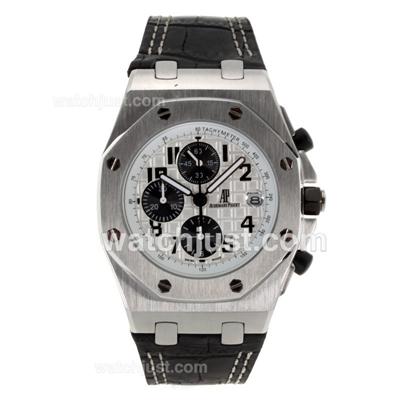 Audemars Piguet Royal Oak Offshore Working Chronograph with White Dial-Black Subdials