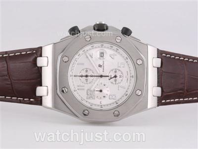 Audemars Piguet Royal Oak Offshore Working Chronograph with White Dial