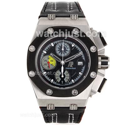 Audemars Piguet Royal Oak Ruben Barrichello II Chronograph Swiss Valjoux 7750 Movement Black Dial-New Version