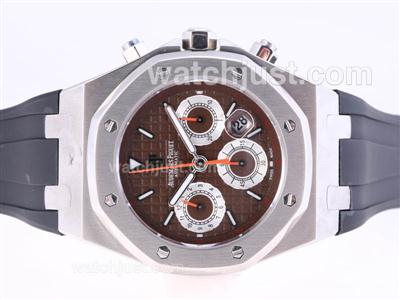 Audemars Piguet Royal Oak Swiss Valjoux 7750 Movement with Brown Dial