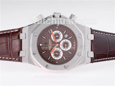 Audemars Piguet Royal Oak Working Chronograph with Brown Checkered Dial