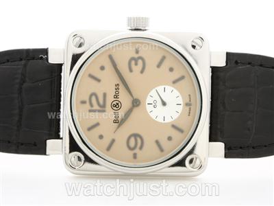 Bell & Ross BR01-92 Small Seconds with Beige Dial-38x38MM
