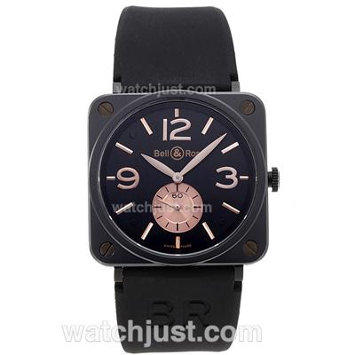 Bell & Ross BR01 Swiss ETA Movement Black Ceramic Case with Black Dial-38x38MM