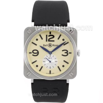 Bell & Ross BR01 Swiss ETA Movement with Beige Dial-38x38MM