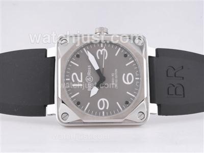 Bell & Ross BR 01-92 Automatic with Gray Dial-White Marking 46x46mm