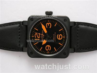 Bell & Ross BR 01-92 Swiss ETA 2892 Movement PVD Casing with Black Dial 46x46mm