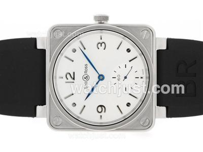 Bell & Ross BR 01-92 Unitas 6498 Manual Winding with White Dial-46x46mm