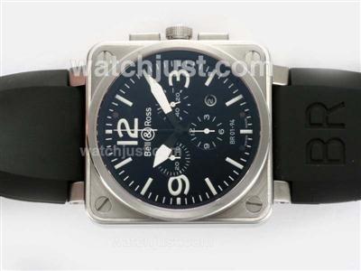 Bell & Ross BR 01-94 Chronograph Swiss ETA Movement with Black Dial 46x46mm