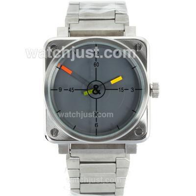 Bell & Ross BR01-94 with Gray Dial-S/S