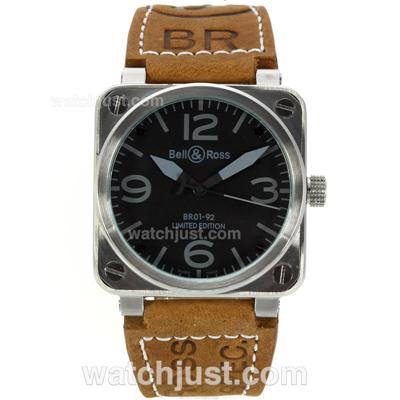 Bell & Ross BR01-92 Limited Edition with Black Dial-Grey Markers-38x38MM