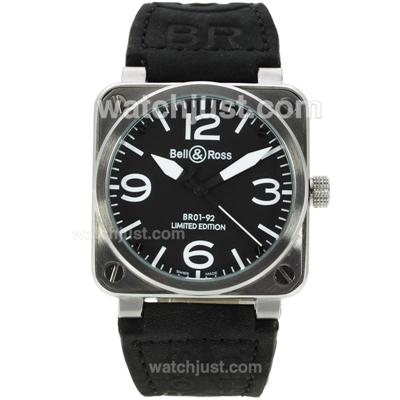 Bell & Ross BR01-92 Limited Edition with Black Dial-White Markers-38x38MM