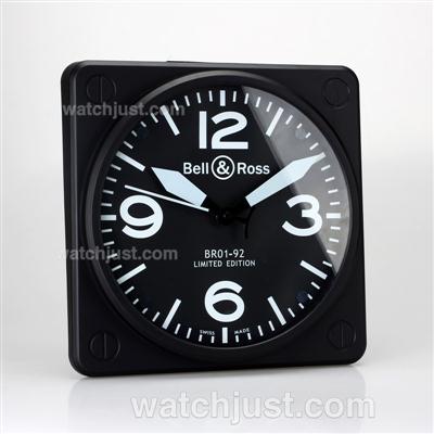 Bell & Ross BR01-92 Wall Clock with White Markers
