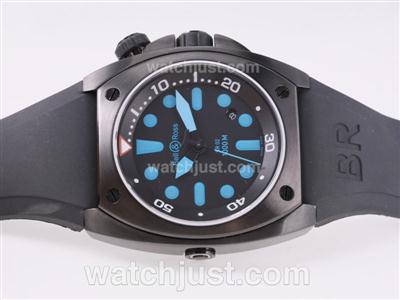 Bell & Ross BR02 Instrument Diver Swiss ETA 2836 Movement With PVD Case-Blue Marking
