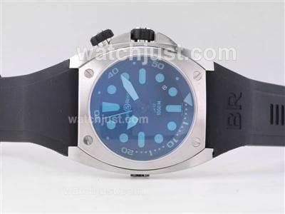 Bell & Ross BR02 Instrument Diver With Swiss ETA 2824 Movement-Blue Dot Marking