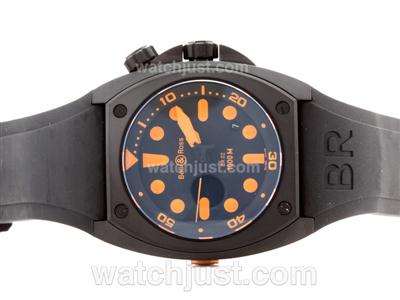 Bell & Ross Instrument BR-02 PVD Swiss ETA 2824 Movement -Orange Marking