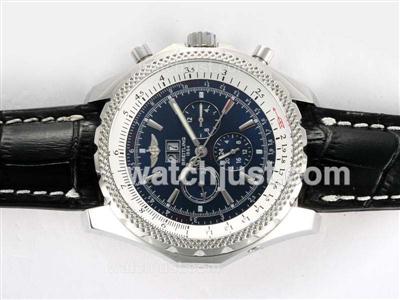 Breitling Bentley 6.75 Big Date Automatic with Blue Dial