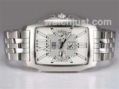 Breitling Bentley Flying B Automatic -White Dial S/S