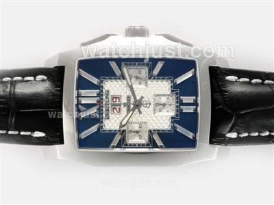 Breitling Bentley Flying B Chronograph Swiss Valjoux 7750 Movement with Blue Dial-Deployment Buckle