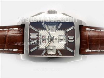 Breitling Bentley Flying B Chronograph Swiss Valjoux 7750 Movement with Brown Dial-Deployment Buckle