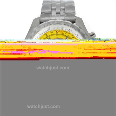 Breitling Bentley T Tourbillon Automatic with Yellow Dial S/S