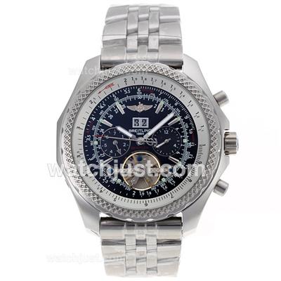 Breitling Bentley Tourbillon Automatic with Black Dial S/S