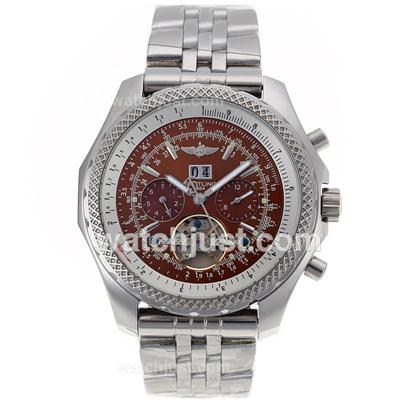 Breitling Bentley Tourbillon Automatic with Brown Dial S/S