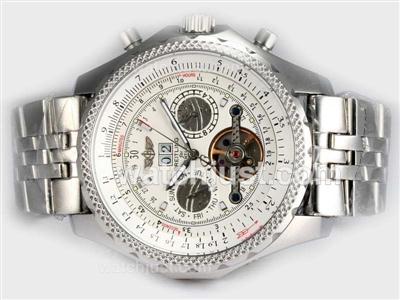 Breitling for Bentley Automatic Tourbillon with White Dial