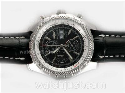 Breitling for Bentley GT Working Chronograph with Black Dial-Deployment Buckle