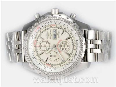 Breitling for Bentley GT Working Chronograph with White Dial