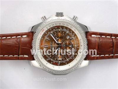 Breitling for Bentley Motors Working Chronograph with Brown Dial