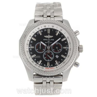 Breitling for Bentley Working Chronograph with Black Dial S/S