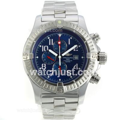 Breitling Chrono Avenger Working Chronograph with Blue Dial S/S