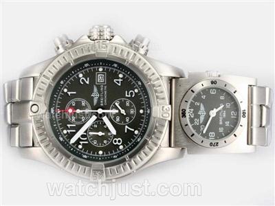 Breitling Chrono Avenger/UTC Working Chronograph Gray Dial-Same Chassis As 7750 Version