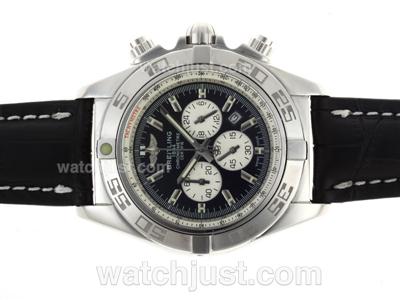 Breitling Chronomat B01 Working Chronograph Black Dial with Stick Marking-2009 New Model