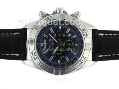 Breitling Chronomat B01 Working Chronograph Blue Dial with Stick Marking-2009 New Model
